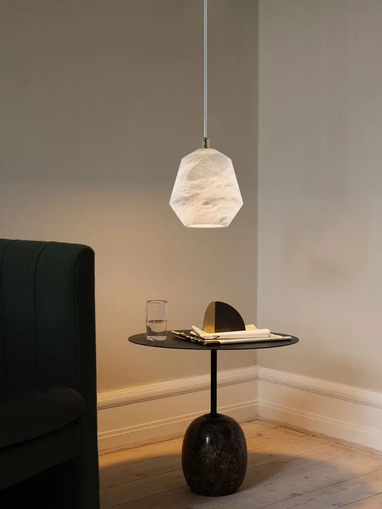 2026 Trendy Marble Joy LED Chandelier - Luxury Alabaster Pendant Light