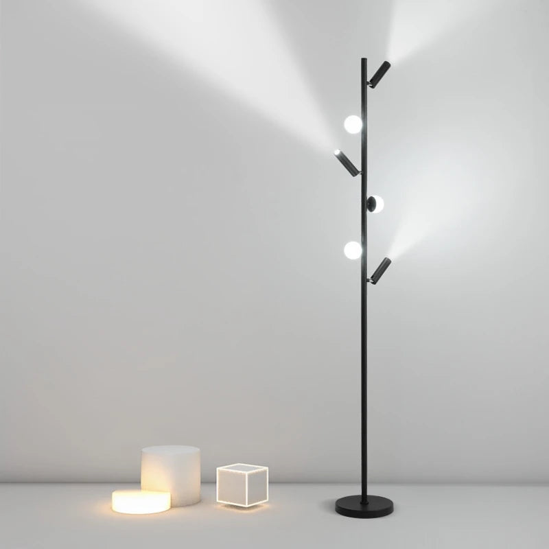 Scandinavia Led Floor Lamp with Spotlight for Bedroom Living Room
