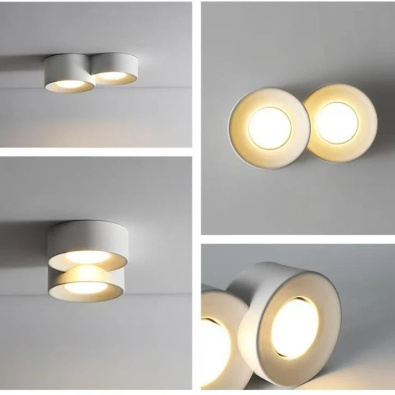 Minimalist Ceiling Lamp Resin Cylinder Ceiling Spotlight For Bedroom Hallway Aisle Nordic Indoor Decor Ceiling Light Lighting