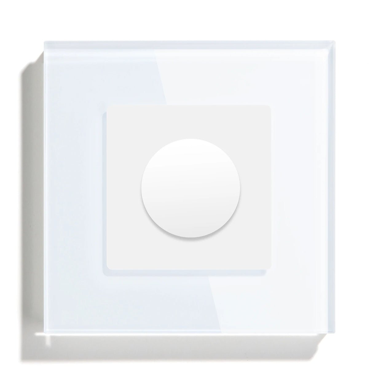 Dimmer Light Switch Adjustable Rotary Knob Crystal Glass Mechanical LED Dimmable Brightness Memory Wall Mounted Switches