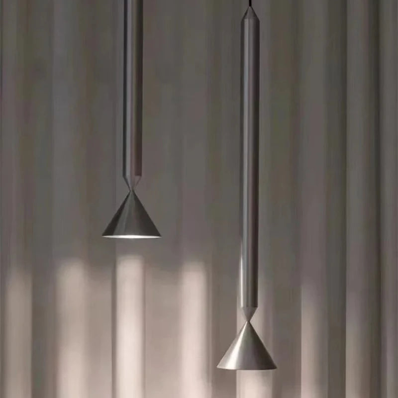 Lamp Long Pole Designer for Kitchen Island Small Single Head Hanging Lamp for Dining Room Bar Macaron Lamp LED