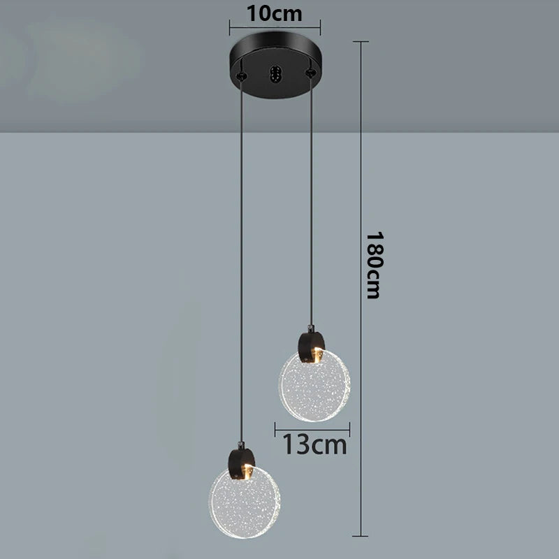 1 PC Modern home decor led lights Bedroom lamp bedside pendant light lamps led Chandeliers hanging light indoor lighting