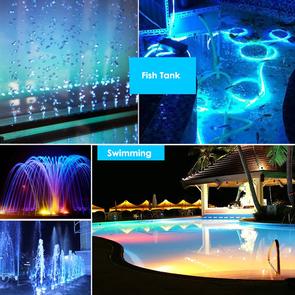 Waterproof LED Strip Light Warm White Blue Green Red RGB Flexible Lamp Ribbon IP65 IP67 IP68 Outdoor Lighting Tape
