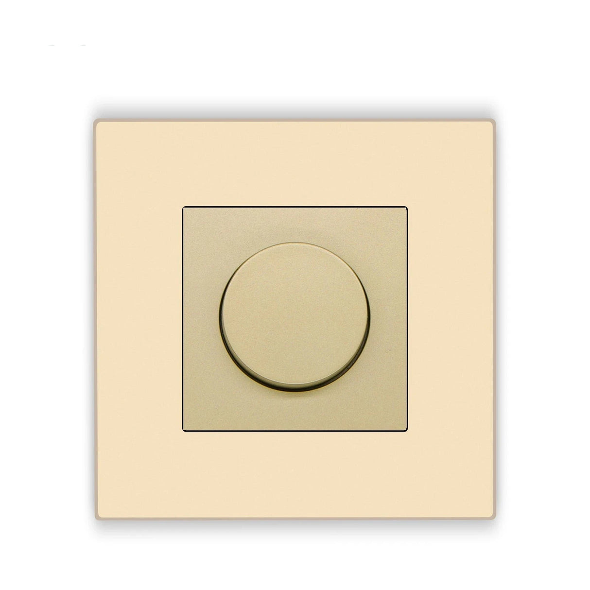 Dimmer Light Switch Rotary Knob Glass Mechanical LED Dimmable Wall Mounted Switches EU Standard Switches