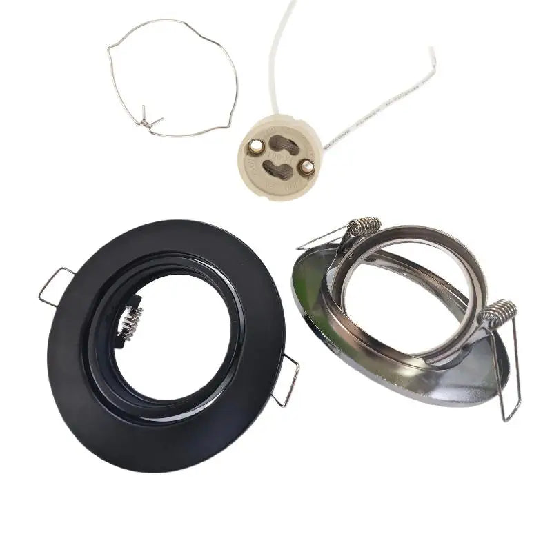 Universal GU10 MR16 Recessed Spotlight Frame - Round LED Downlight Holder