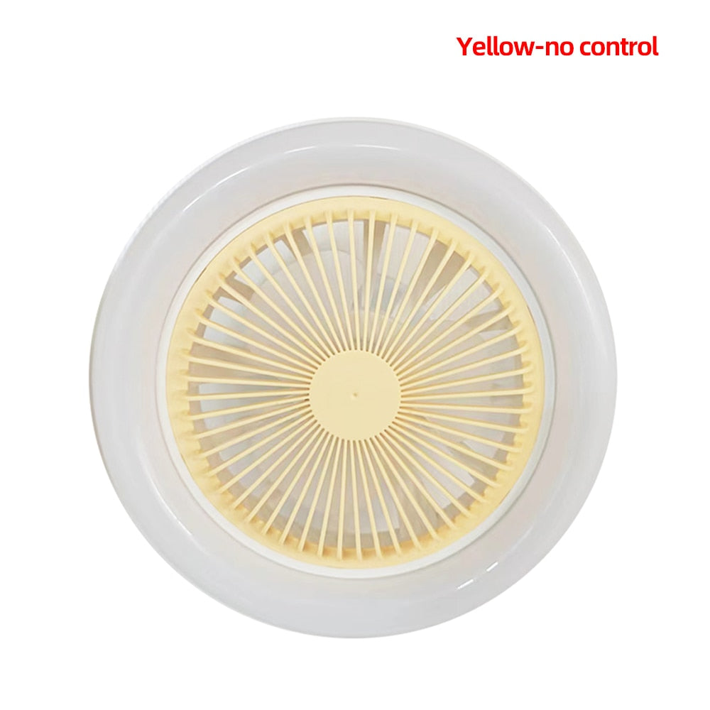 30W Ceiling Fan with Lighting Lamp E27 Converter Base with Remote Control for Bedroom Living Home Silent AC85-265V