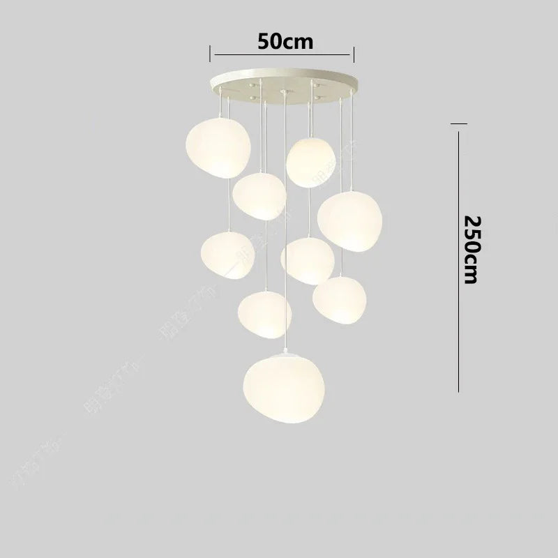 Modern home decor led lights pendant light lamps forstaircase Chandeliers for living room hanging light indoor lighting