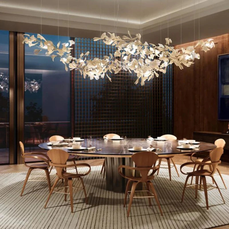 Chandeliers for Dining Room Decor Ceramics Led Lamp Lustre Nordic Ceiling Chandelier Kitchen Living Center Table Indoor Lighting