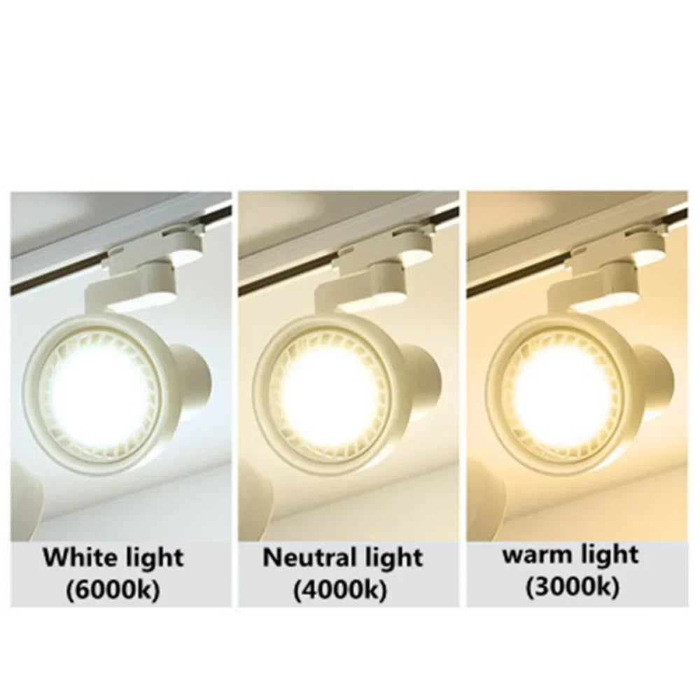 PAR30 Lamp 35W 45W Track Light Flood Lights Bulb E27 LED Warm Cold Neutral White Spot Lamps for Kitchen Clothes Shop Lamps 220V
