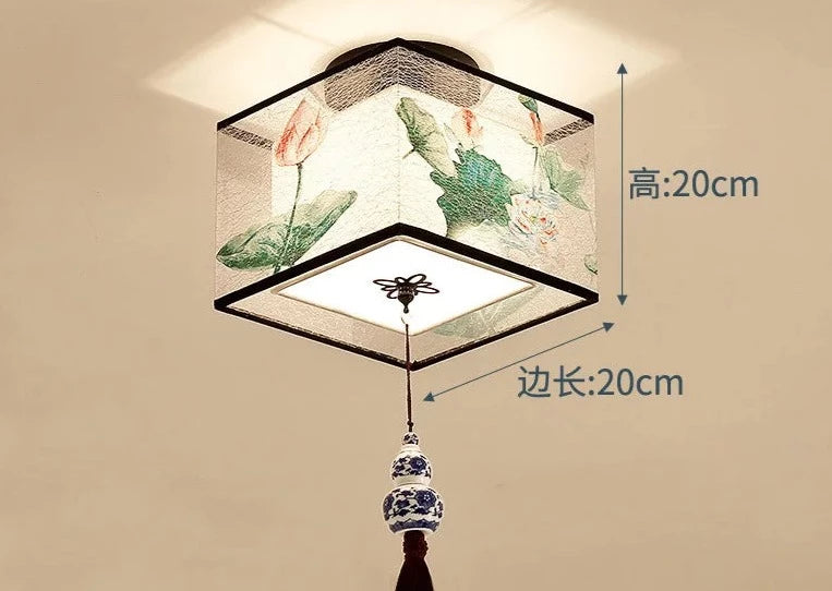 Corridor Warm Ceiling Light Hotel Villa Hotel Entrance Foyer Entrance Balcony Light