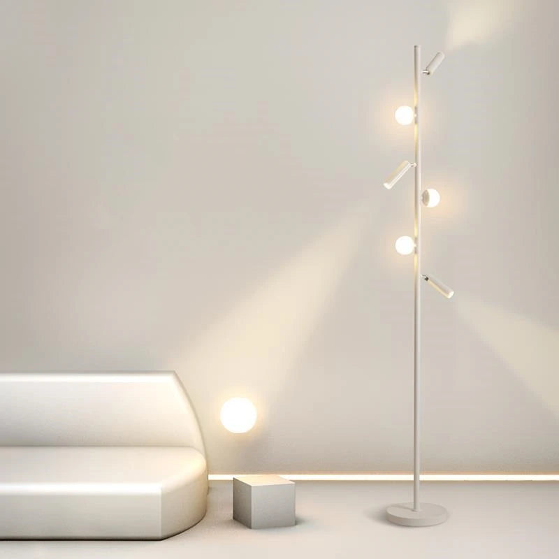 Scandinavia Led Floor Lamp with Spotlight for Bedroom Living Room
