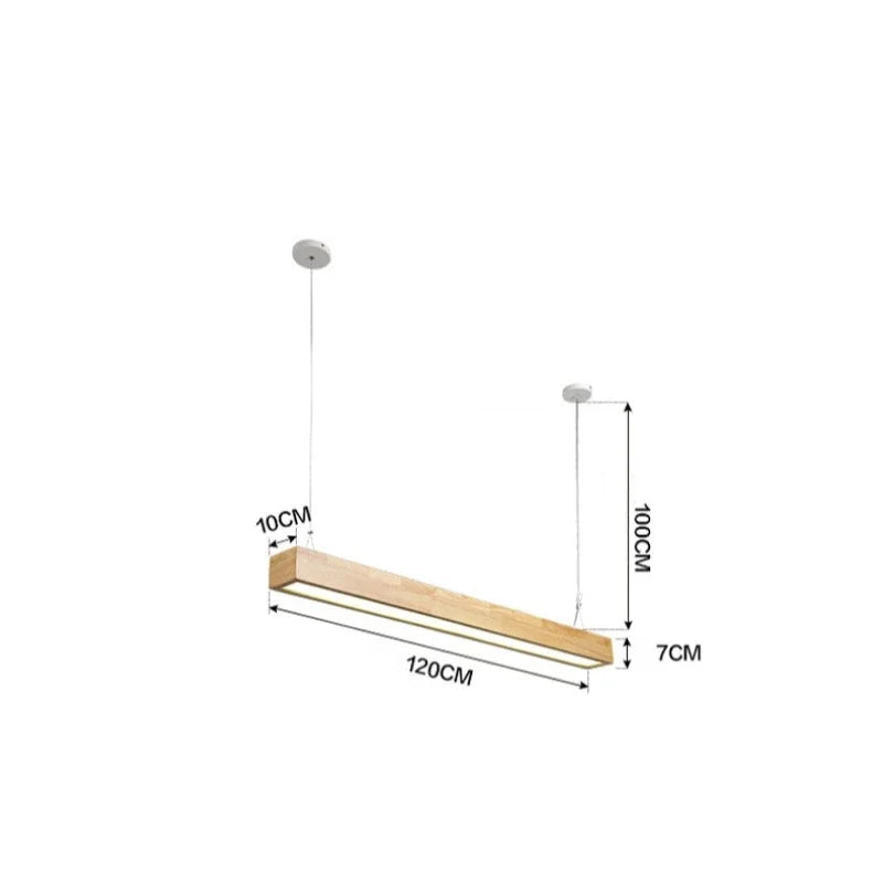 Nordic Modern Led Wooden Pendant Lights Kitchen Office Bedroom Hanging Lights Solid Wood Home Decor Dining Room Pendant Lights