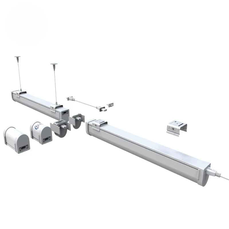 -40 ° C low temperature application IP66 emergency ultra-thin LED three proof lighting fixture 1200mm linear refrigerator light
