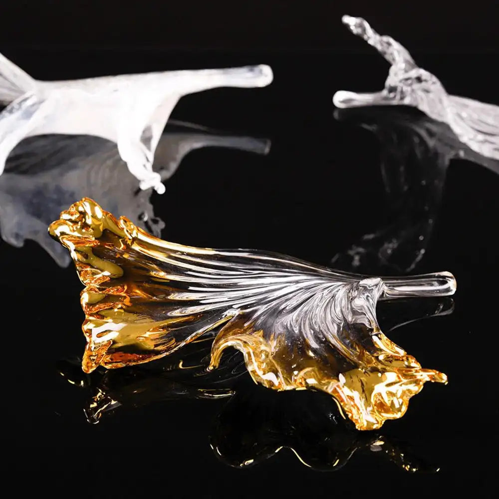 2026 New French Amber Ginkgo Leaf Lustre Chandelier, Custom Can Light Hardware Pendant Lamp for Restaurant, Decor for Ceilings