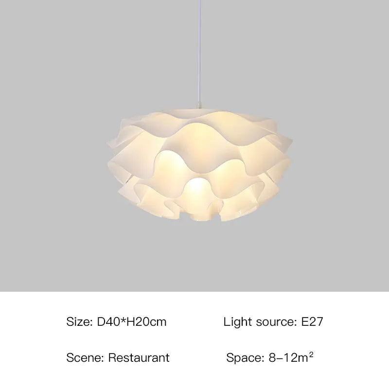 Romantic Flowers Pendant Lamp For Bedroom Nordic Creamy Wind Chandelier Living Dining Room Modern Ceiling Lights Home Decoration