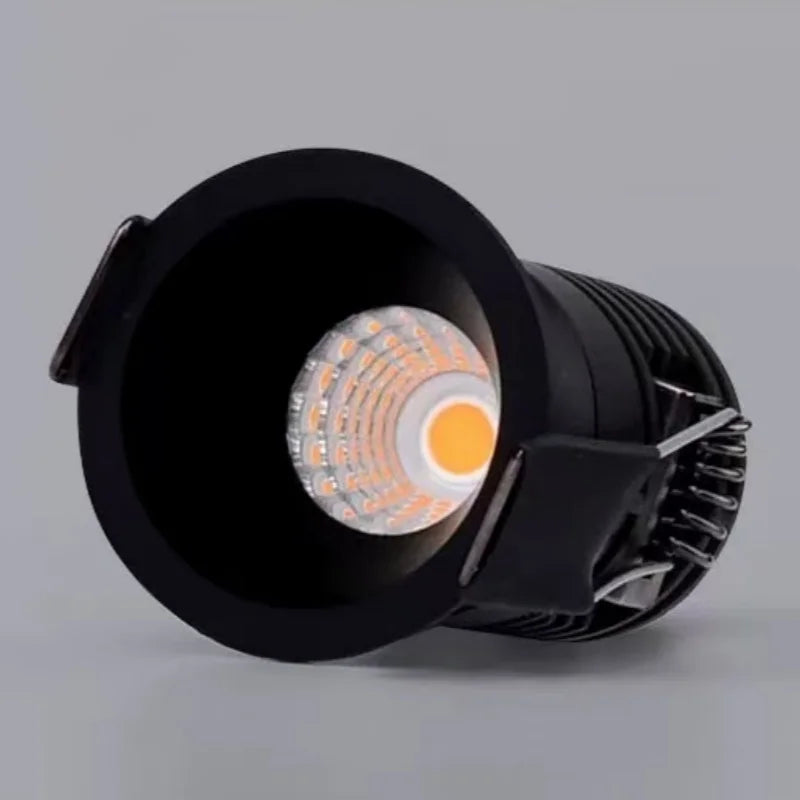 Mini Anti-Glare LED Spotlight - 35mm & 55mm Dimmable COB Ceiling Light