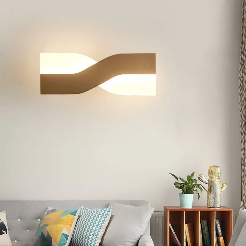 Modern LED Wall Lamp Rotatable Aisle Sconce For Living Dining Room Study Bedroom Bedside Home Decoration Lighting Fixture Lustre