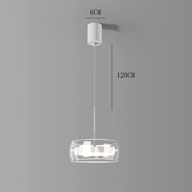 Modern LED Ring Pendant Light - Luxury Halo Chandelier for Living & Dining Room
