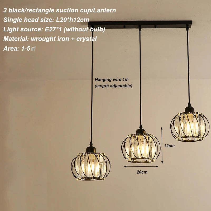 Modern crystal chandelier living room ceiling chandelier bedroom ceiling lamp hallway porch chandelier balcony foyer lighting