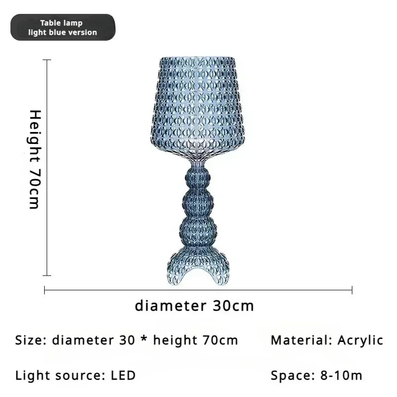 Italian Kartell living room floor lamp designer,artistic decoration,hollowed out internet famous ornament,ins style bedroom lamp