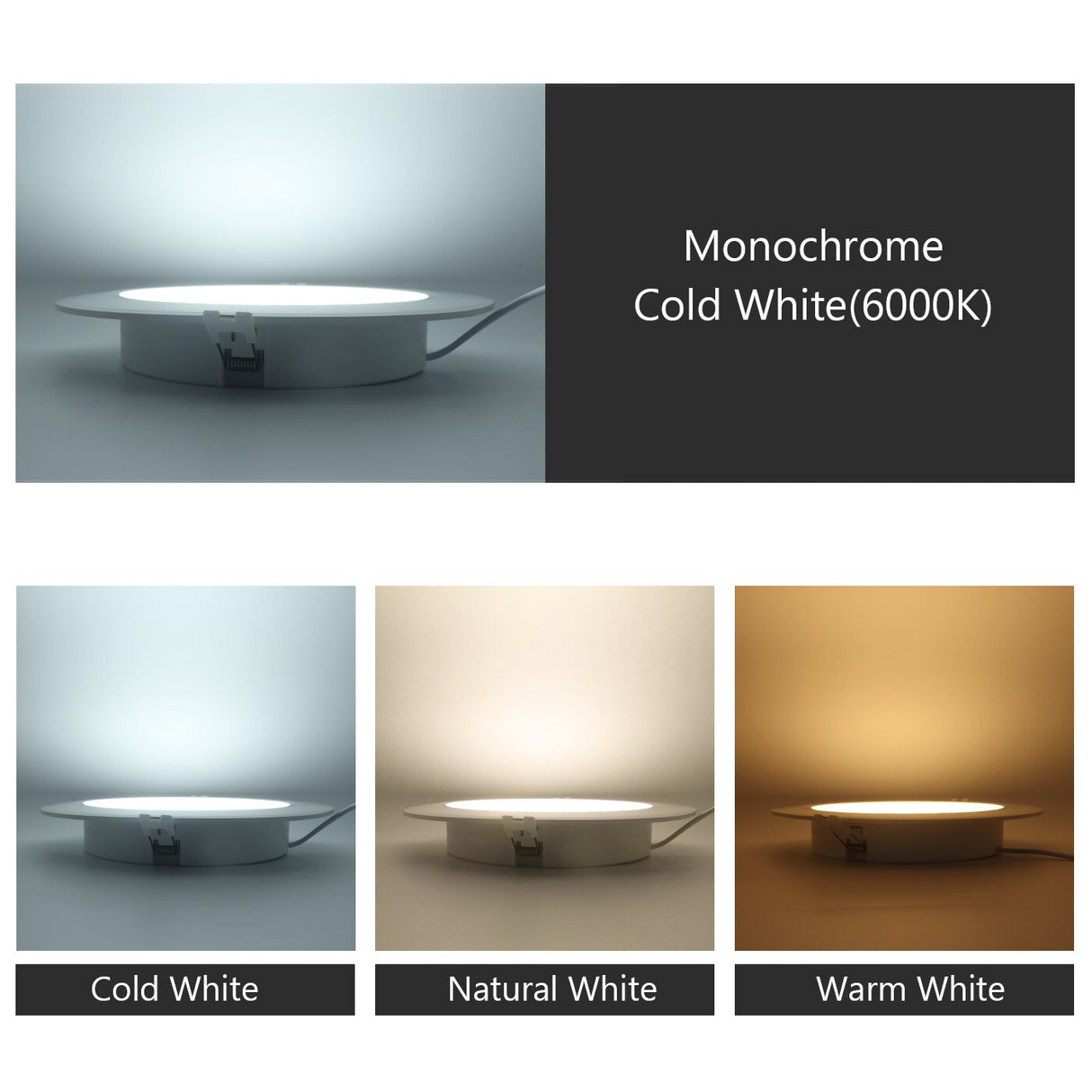 LED Downlight 110V 220V Ceiling Light 17W 20W 24W Recessed Led Down light Round Panel Light Spotlight Indoor Lighting