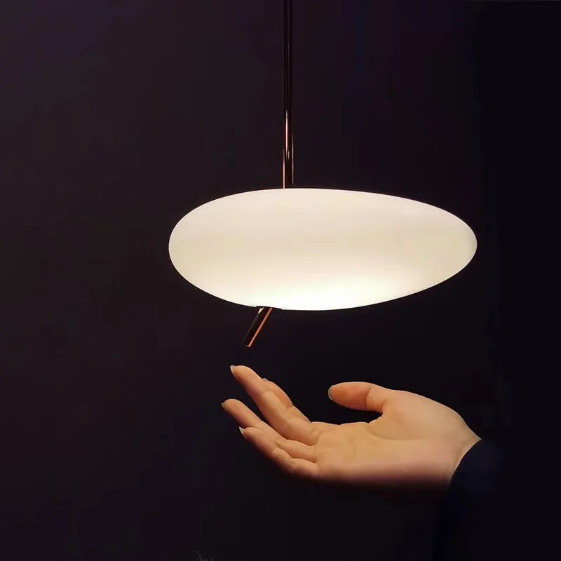 Nordic bedside Pebbles pendant lamp modern Touch Control Oval Pendant Light for hotel hall corridor cafe bar kitchen island lamp