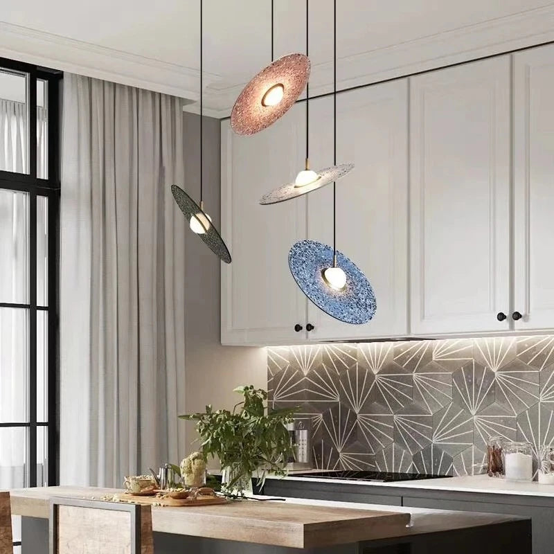 2026 Modern Stone Chandelier Nordic Led Pendant Lights Home Design Hanging Lamps Restaurant Lamps Bedroom Bedside Lamp