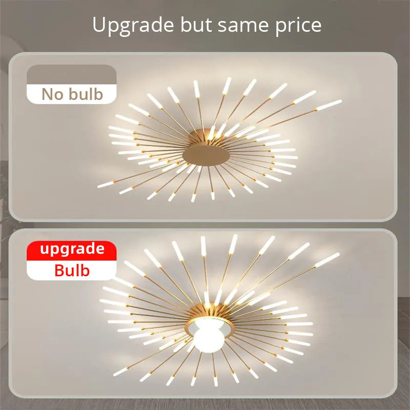 2025 New fireworks Modern LED Chandelier Lights For Living Kids Room Bedroom Hall Lighting Decoration Indoor Lamps Home Luster