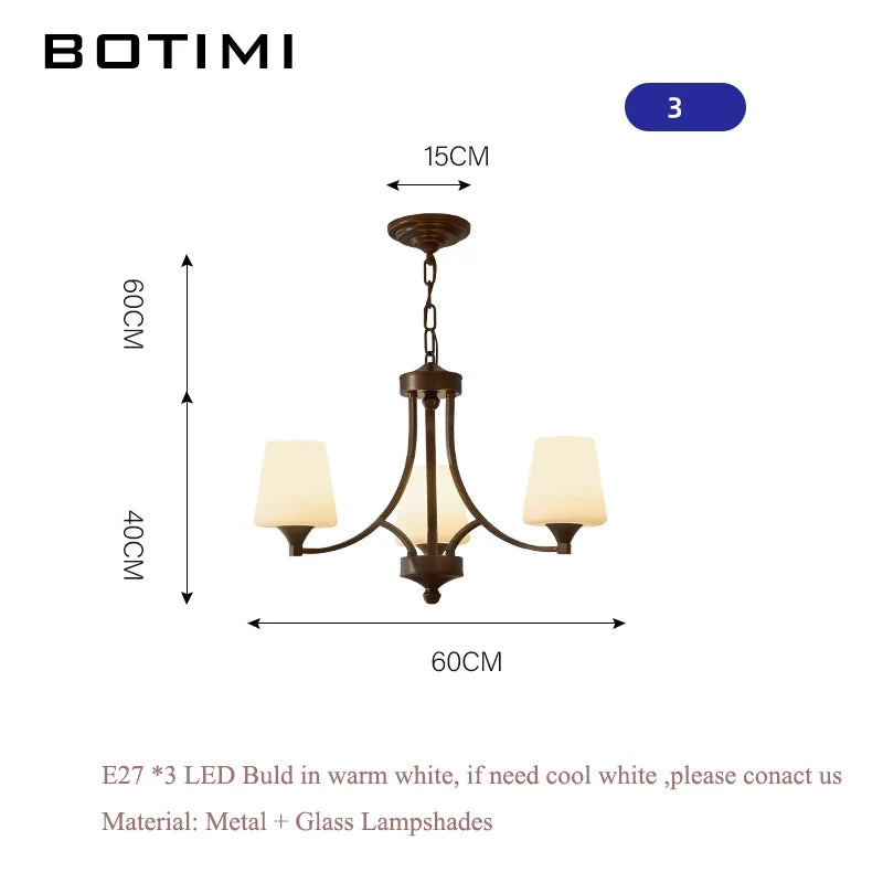 2026 New Arrival Chandelier - Elegant White Glass LED Hanging Light