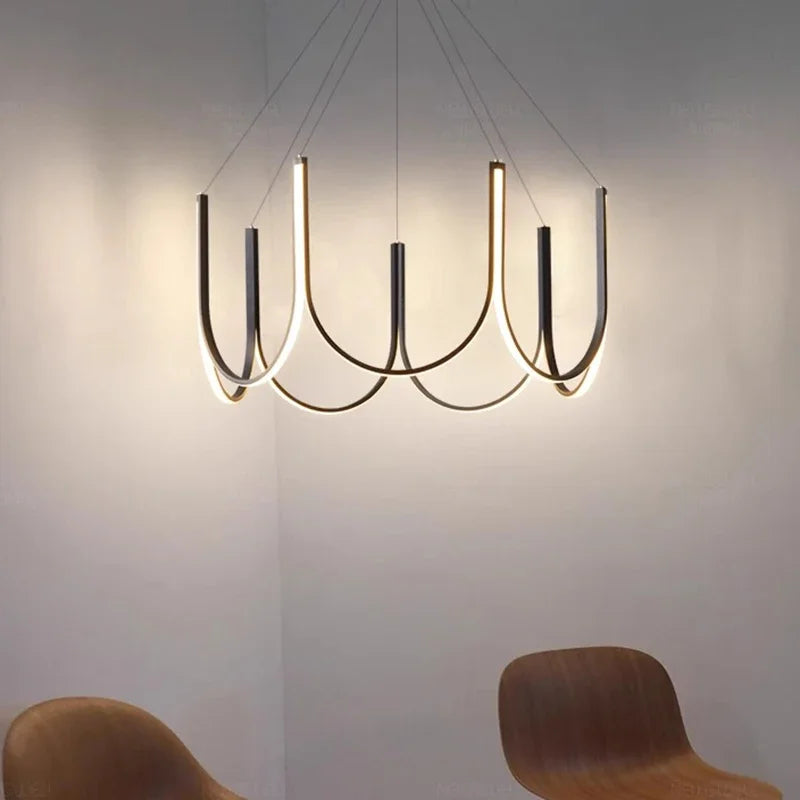 Modern Home Decor Led Lights Pendant Light Lamps for Living Room Led Chandeliers for Dining Room Hanging Light Indoor Lighting