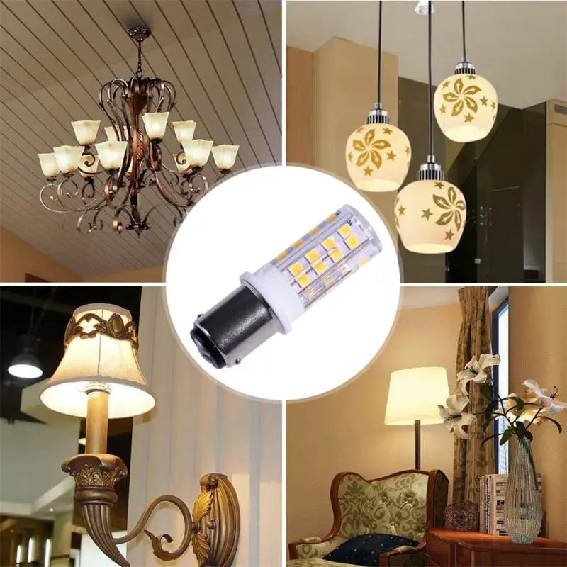 High Brightness Corn Bulbs 1pcs Lights For Sewing Machine Super Bright Energy Saving Led Lights Crystal Lamp 350-360lm 220v