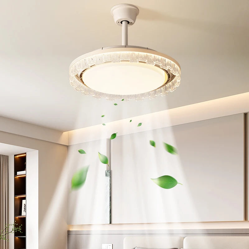 2026 Invisible Leafless Fan Light - Modern Eye Protection Ceiling Fan for Bedroom