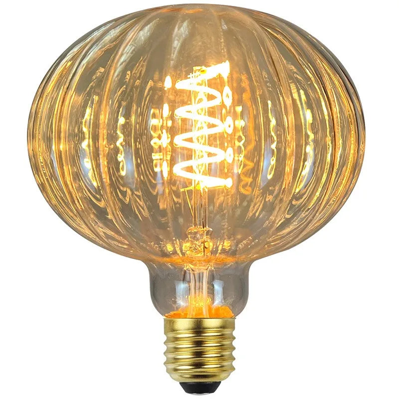 Creative Beibei Pumpkin LED Light Bulb (E27) - Warm Ambient Night Light & Decorative Bulb for B&B, Bedroom, Desk Lamps & Chandeliers