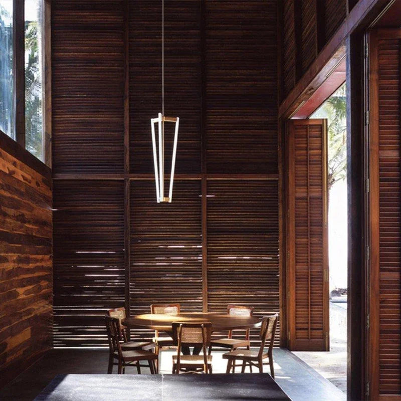 2026 Modern Minimalist LED Pendant Light - Long Dining Room Chandelier