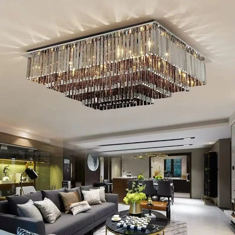 Crystal Lamp Nordic Minimalist Living Room Main Light Modern Elegant Ceiling Light Creative Home Restaurant Led Lights