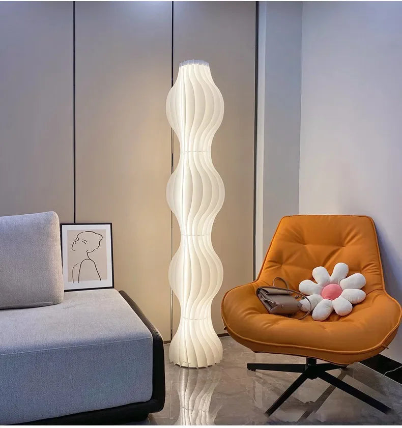 Modern Nordic Grass Skirts LED Floor Lamps Living Room Bedroom Lighting Decor Lustre Floor Lights Indoor Bedside Lights Fixture