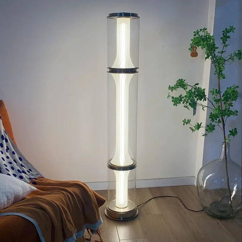 New Designer Sofa Glass Floor Lamp Living Room Bedroom Bedside Table Light Restaurant Long Chandelier Art Decor Lighting Fixture