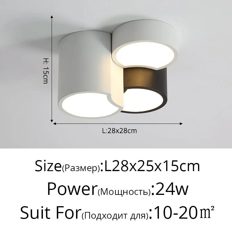 Minimalist living room lamp ceiling lights honeycomb design combination creative art indoor lamps intelligent hall Dinning lamp