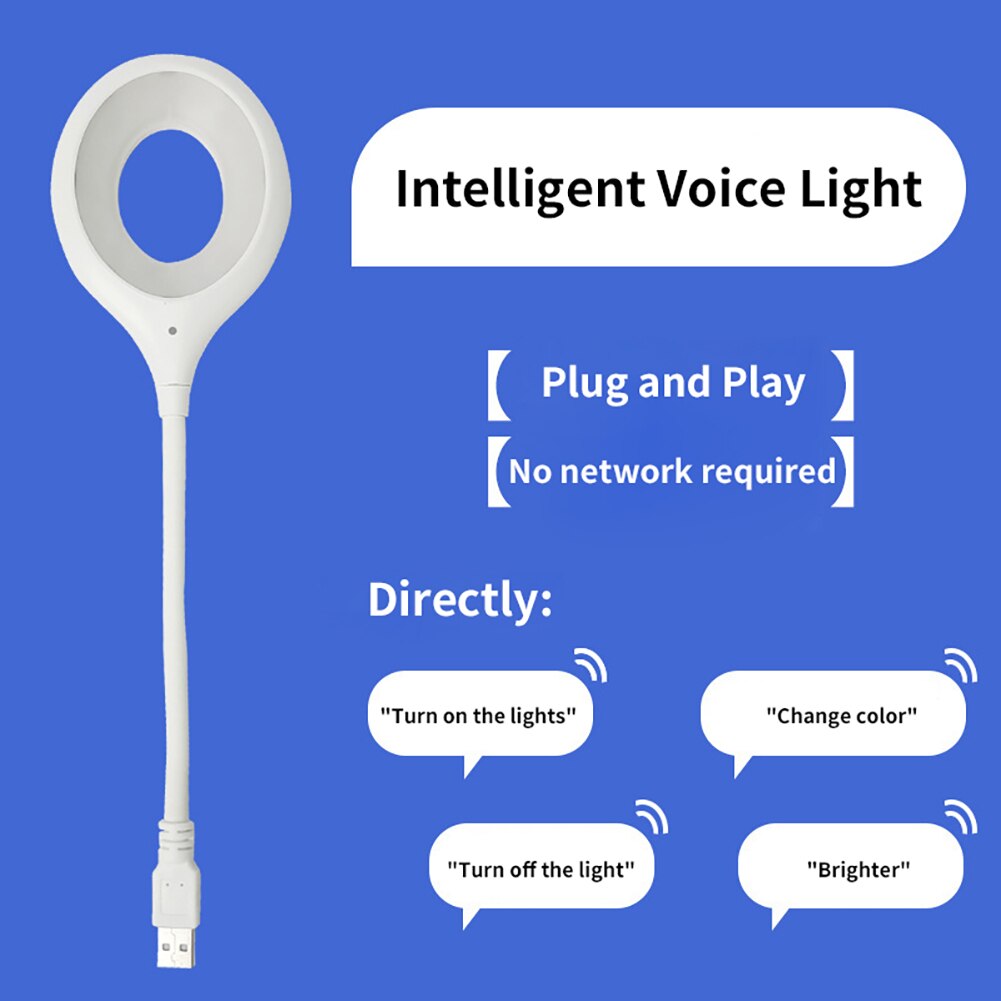 Plug and Play LED Desk Lamp Home Decorative Night Light Desktop Light for Bedroom Reading Light Eye-Protect Night Light