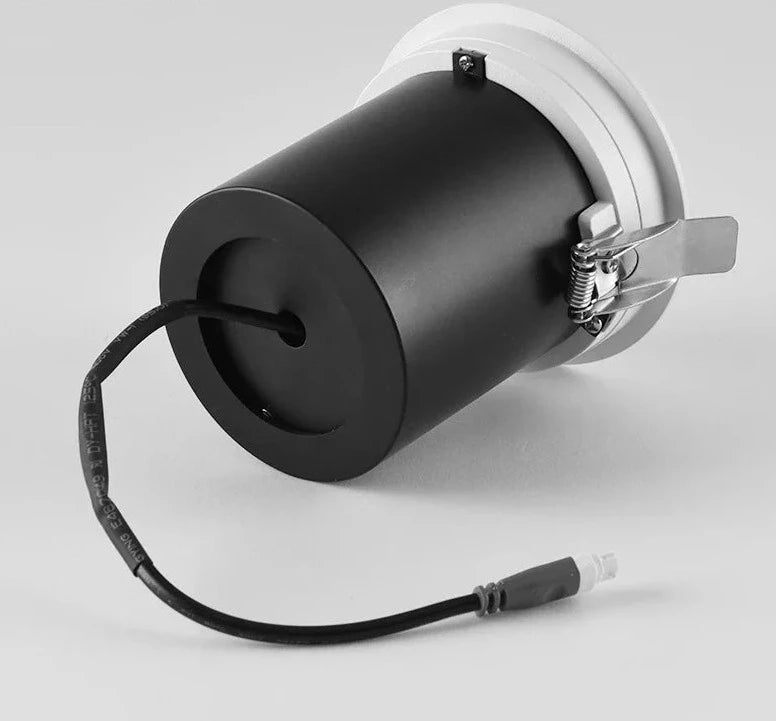 Dimmable Embedded LED Downlight Simple Modern Rotate 360 Degrees 10W Stretch Spotlight Ceiling Indoor Lighting 110V-240V