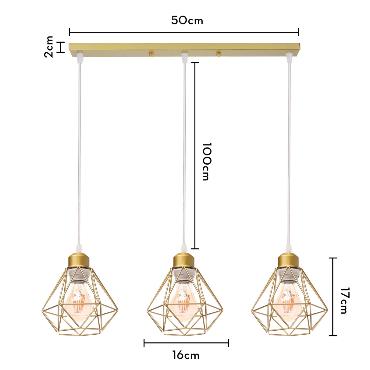 Industrial Pendant Light Led Adjustable Hanging Lamp Shade for Home Kitchen Metal Cage Pendant Lighting for Island Dining Room