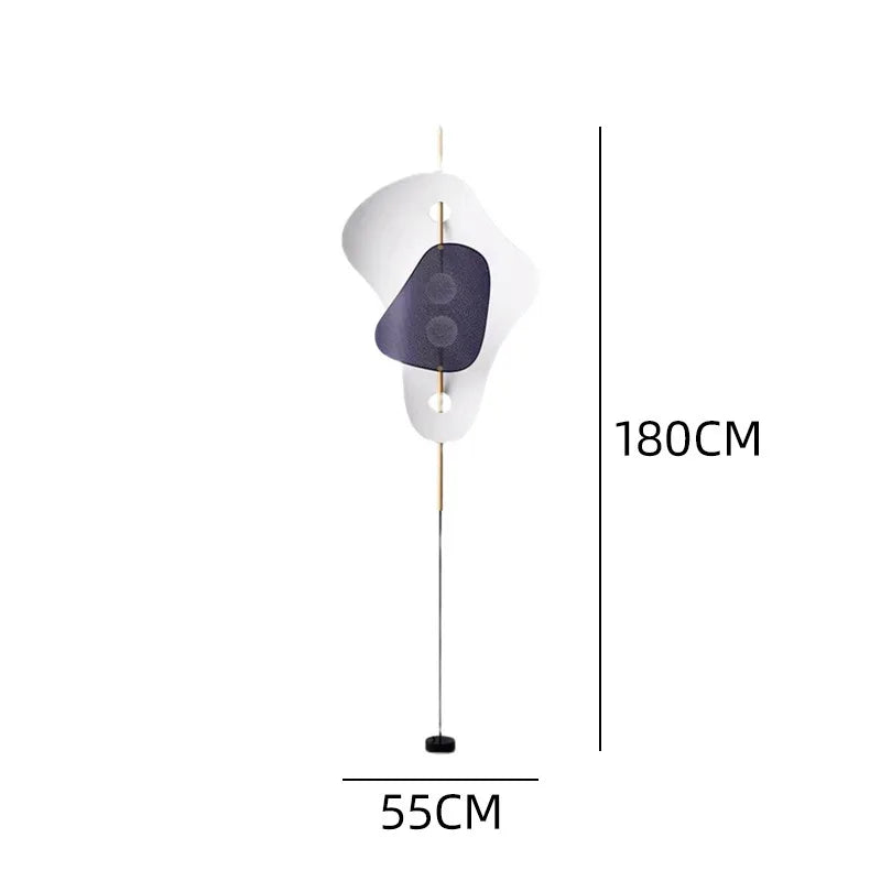 Artistical Floor Lamps 2025 New Modern Creative Design Home Decoration LED Floor Lights Bedside Standing Light for Bedroom Room