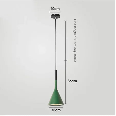 Modern Led Pendant Lights Black White for Kitchen Fixtures Bedroom Table Dining Room Hanging Lamp Lampshade Home Chandelier