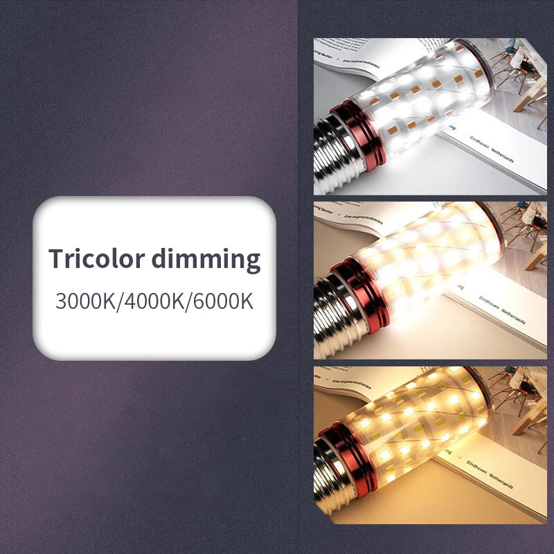 8pcs Led Lamp Bulb E14 220V Led Candle Light Bulb E27 Corn Lamp 3W 6W 9W 12W 15W Bombilla Chandelier Lighting