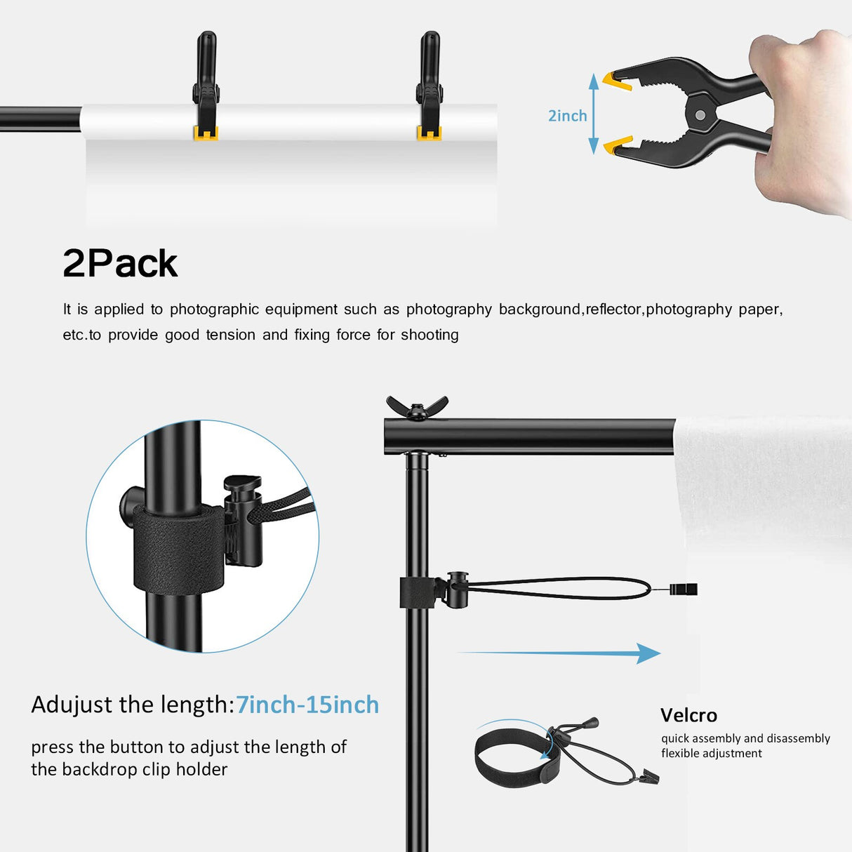 Photography Studio Backdrop Stand Photo Video Studio Background Stand Backdrop Support System Kit Scenery Shelf Frame Light Kit