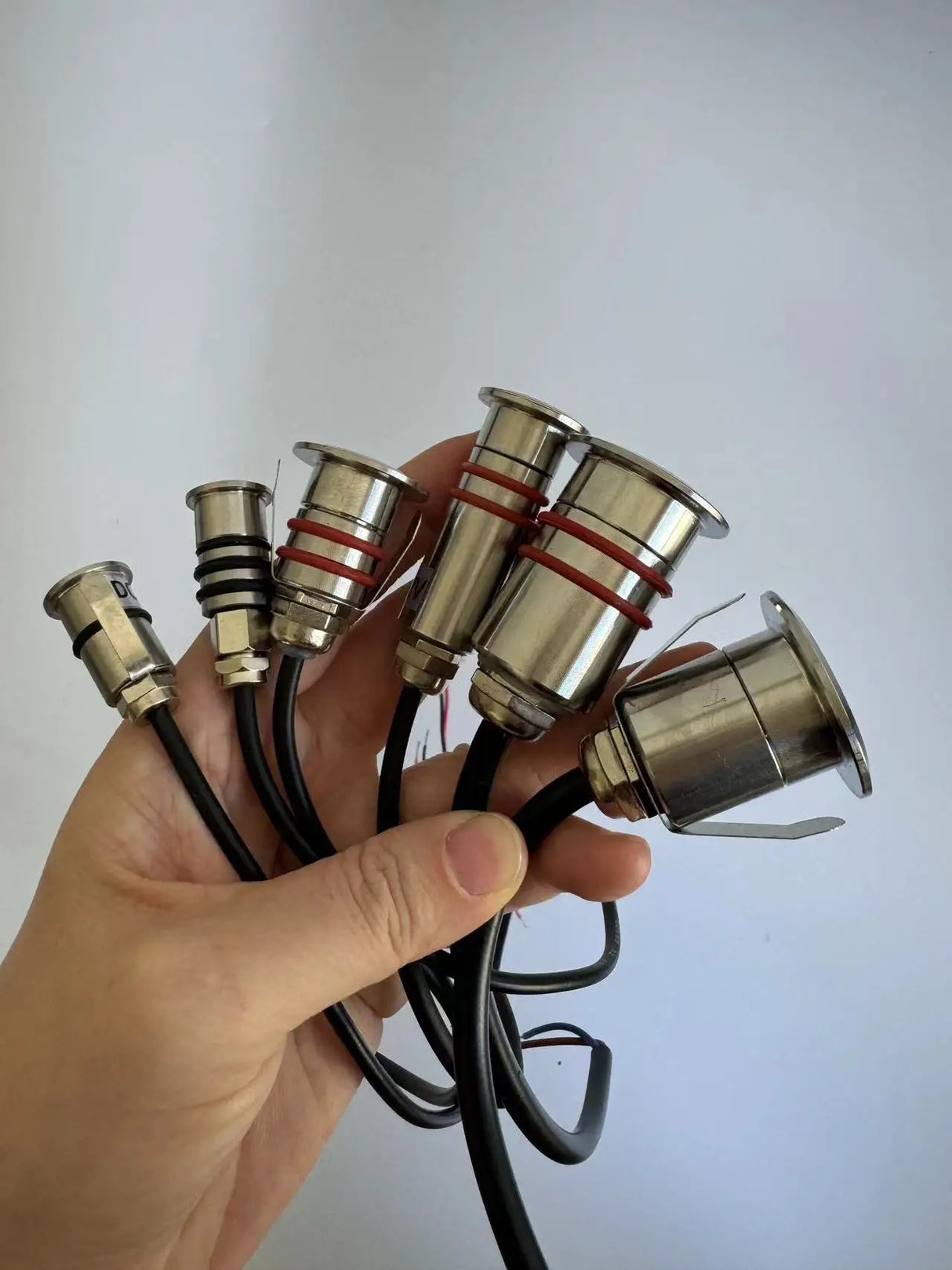 DC12V 24V LED Mini Underwater Light IP68 Waterproof Underground Lamp Spotlight Stainless Steel for Pool Stair Step Pathway Deck