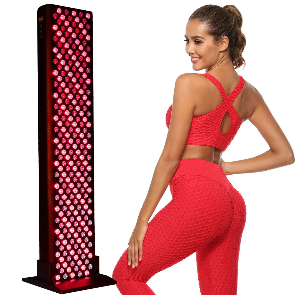 High Power Whole Body RTL300 LED Red Light Therapy Physiotherapy light therapy device 1200W pulse wiht mobile stand