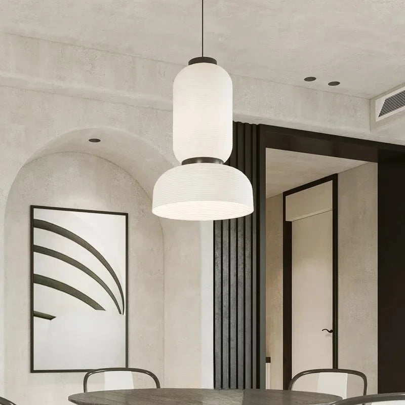 Wabi Sabi Pendant Lamps Rice Paper Chandelier Japan Style Hanging Light for Ceiling Living Room LED Light Room Decor Lustre