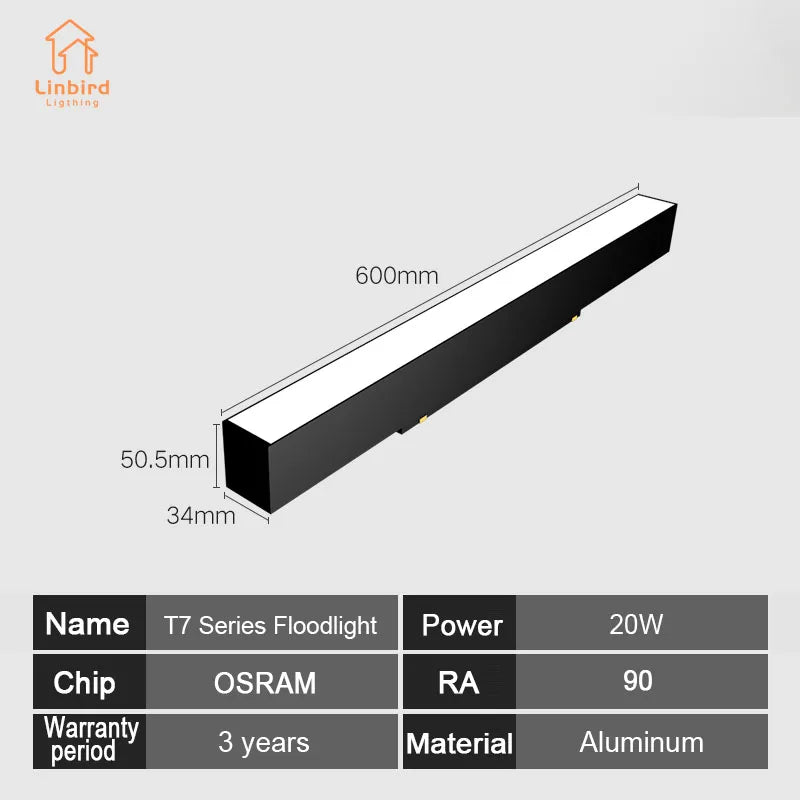 35 Series DC48V Magnetic Track Light - Modern Embedded LED Grille Spotlight & Linear Flood Lamp for Ceiling Home Lighting
