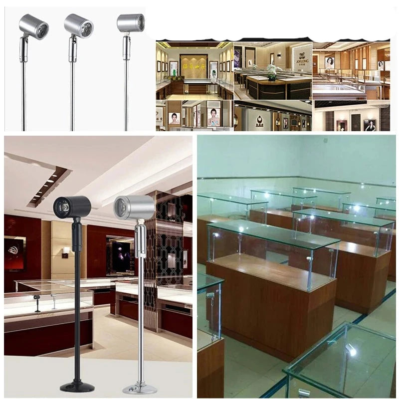 USB 5V Mini Led Spotlight Rotatable Angle 1W 3W Surface Mounted for Cabinet Showcase Terrarium Jewelry Lamp Ceiling Spot Lights